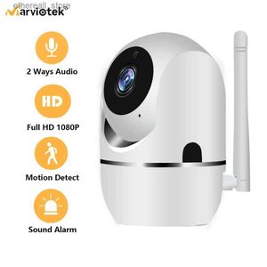 Baby Monitors 720P Baby Monitor Smart Home Cry Alarm Mini Surveillance Camera with Wifi Security Video Surveillance IP Camera ptz ycc365 tv Q231104