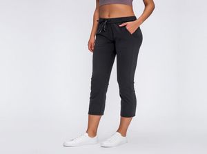 L126 Kobiety sportowe rajstopy capris gym szczupły spodnie do jogi rozciągnięcie trening legginsy odzież sportowa spodni fitness dla kobiet 8128586