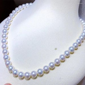 Chains Huge Charming 18"11-12mm Natural South Sea Genuine White Round Pearl Necklace Women Jewelry