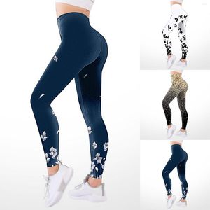 Aktiva byxor trycker hög midja för kvinnors leggings tights Kompression Yoga Kvinnor Petite Längd Kvinnas väst extra stor