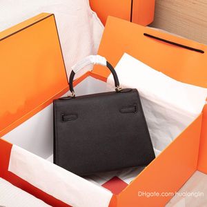 Luxury Designer Leather Woman Bag Handväska Tote Axelväskor Lady Purse Fashion Högkvalitativ gratis frakt