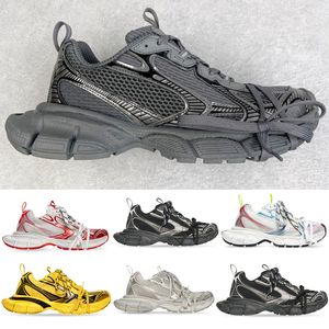 3xl tasarımcı spor ayakkabı sıradan ayakkabılar erkekler paris phantom spor ayakkabılar erkekler kadın retro baba ayakkabı siyah beyaz örgü rahat naylon spor ayakkabı nefes alabilen baba eğitmen ayakkabı