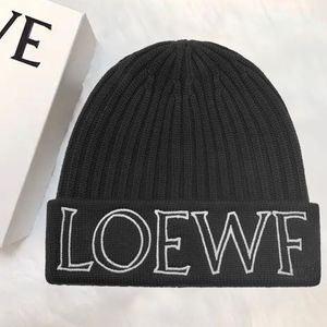 선글라스 니트 캐시미어 비니 디자이너 Loewf Beanie Cap 남자 겨울 캐주얼 양모 따뜻한 모자