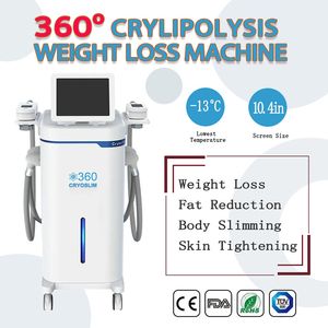 Professional Cool sculpt body shaping cryotheraphy System 360 Degree 4Handles cryo Fat Freeze Machine For Different Body Parts cryolipolysis Treatment