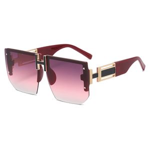 Designer-Sonnenbrillen für Frauen Neue Sonnenbrille Mode Oversize Luxusmarke Designer-Brille Top-Qualität Fashions Style 366970