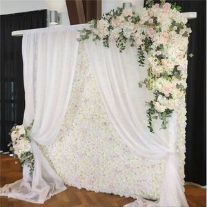 20 kolorowych urodzin tła kurtyna szyfonowa tkanina zewnętrzna draperia na przyjęcie weselne Zasłony Zdjęcie
