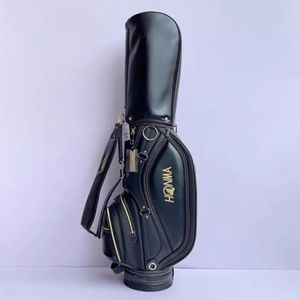 Saco de golfe padrão saco de golfe couro de jacaré prático saco de clube masculino honma