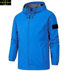 plus size stone jacket coat Designer's New Men's Rushsuit Men's Long Sleeve Casual Sports Brand Zipper Outdoor Waterproof Coat Men's Dress cp Jacket