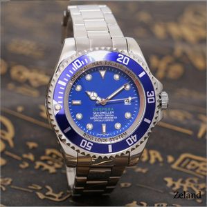 44MM New Casual mens Quartz Watches Man Women Top Quality Luxury Gold Watch Steel Strip silver Sparkling Dress Wristwatch deep sea famous ghost king Clock