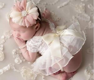Babykläderfotografering Rekvisit Kostymartikel Girl Dress Maternity Födelsekostnader Tillbehör 0 månader Nyfödda skytteövergripande