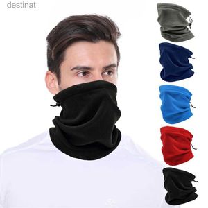 Scarves Fashion Warm Male Soft Fleece Scarves Men Winter Scarf Ring For Men Neck Shawl Snood Warp Collar Women Knitted Scarves BalaclavaL231104