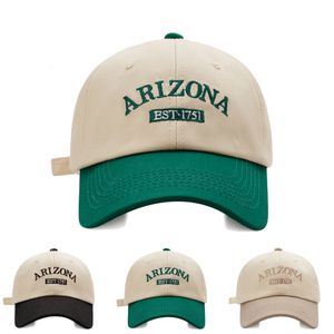 Caps de bola Il Keps Wome Baseball Cap Arizona Bordado Cap de Wome para Male Male Sun Hat Kpop Cotton BQM264 230403