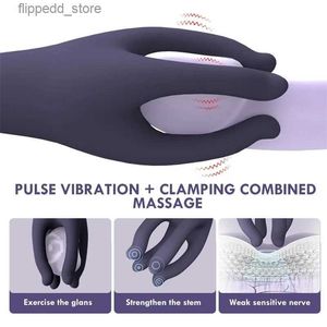 Inne elementy masażu Sexophop Anal Masturbator podwójne dilddo zabawki dla dorosłych 18 Wibrujne majtki pochwy dla mężczyzn Produkt Sex Produkt Real Man Toys Q231104