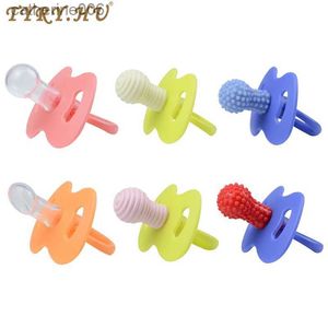 Pacifiers＃tyry.hu 1pcsベビーシリコンPacifier Holder ColorsポータブルSOother Pacifier Chain Feeding歯が生えるPacifierl231104