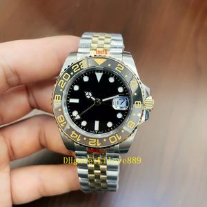 Men Watch GMT II--126718 40mm Ceramic Watch Ring Luxury Men's Mechanical Automatic Movement 3235 Wrist Watch U1