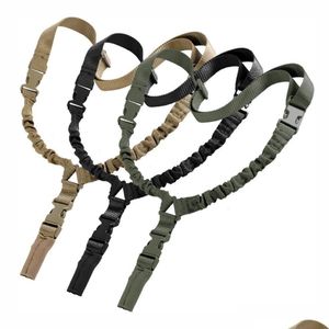 Sling tattico Sling tattico Ar 15 Accessori M4 American 1 One Point regolabile Singolo fucile Shoder Strap per Airsoft Caccia Drop Dhcsj