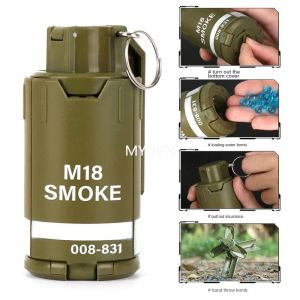 M18 fumaça explosiva água gel granada modelo brinquedo militar para adultos meninos crianças cs prop olhar filme real prop