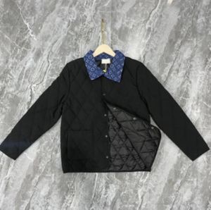 L9082 dżinsy Lapel Black Designer Kurtka Mężczyzn Luksusowy luksusowy bawełniany kurtki męskie płaszcz męski