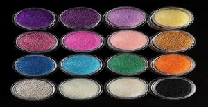 16 scatole di caviale colorato perline strass per unghie minuscole sfere di vetro di cristallo AB per decorazioni artistiche forniture per manicure in gel acrilico7123686