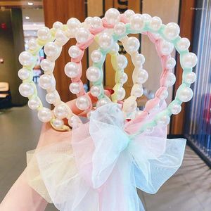 Hair Accessories Childrens Pearl Ribbon Band Does Not Card Hair. There Are Multiple Colors To Choose From Fairy Princess Horsetail Headband