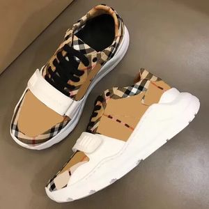 Classic Designer Sneakers Striped Casual Shoes Men Women Vintage Sneaker Trainer Season Shades Flats Trainers Brand
