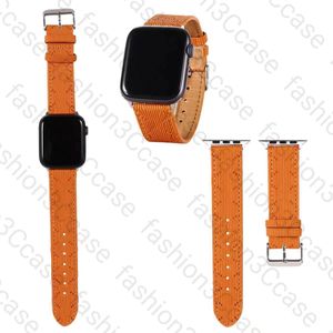 Designer G Watchbands Watch Strap iWatch Band para Apple Watch Series 8 3 4 5 6 7 Bandas 40mm 41mm 49mm 44mm 49mm Ultra Leather Straps Pulseira Fashion Stripes Watchband