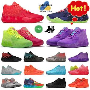 Basketball OG Og Shoes Mb 01 Lamelo Ball Basketball Shoes Mens Big Size 12 All Red Lamelos Rick and Mortys Mb.01 Mb1 Green Gold Black BlueWith box