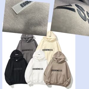 Fleece warm ess hoodie designer hoodies essentialshoodie mens womens esstenials hoody for essentails clothing essentialss black gray white essentialls Hoodie