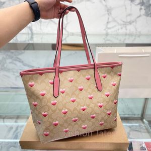 Дизайнерские сумки для покупок сумки холст Сердце для женщин повседневная бродяга