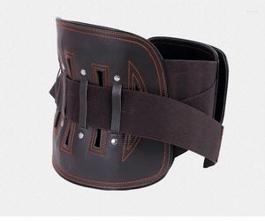 Waist Support Adjustable Leather Lower Back Lumbar Belt For Relief Pain