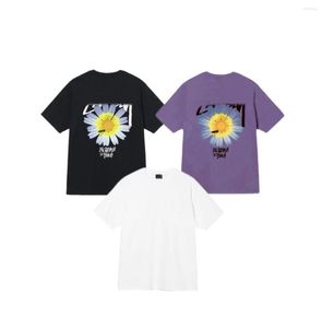 Men's T Shirts 2023 Dice Little Daisy Printed Men's And Women's Short Sleeve Tee Limited Edition Lovers T-shirt