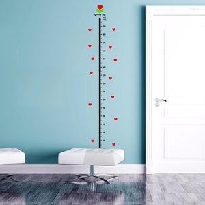 Wall Stickers Cartoon Seabed Animals Height Measure Home Decor Art Decoration DIY Simple Chart Ruler Kids Rooms Decals