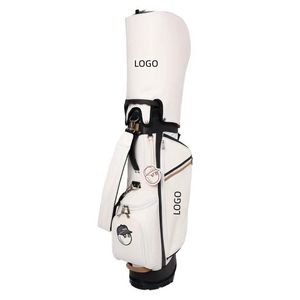 Bag Golf Golf Bracket Bag Lightweight Men's and Women's Universal PU Waterproof Double Hat Multifunktionell golfväska WO