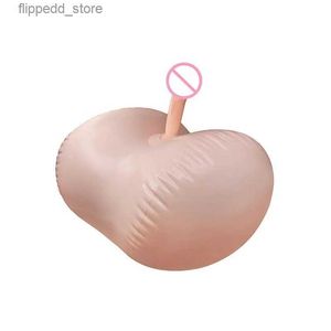 Andra massagesartiklar Uppblåsbar stretchig sexstol Hållbar sexboll med dildo Love Position Pall Masturbation Adult Products Swinging Sex Cushion Q231104