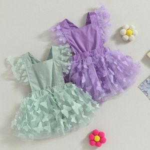 Pagliaccetti Born Baby Girl Dress Gonna tutù in tulle Decorazioni per bambini Tuta a strati Abiti estivi Tute