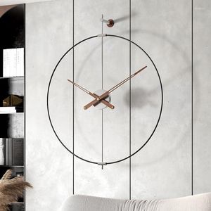 Wall Clocks Gold Battery Clock Modern Design Luxury Bedroom Kids Metal Home Living Room Wanduhr Watch