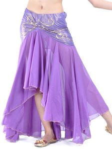Scene Wear Royal Blue Belly Dance kjolar Oriental Performance Costume Long Gypsy kjol för kvinnor Samba Carnival Outfit Rave