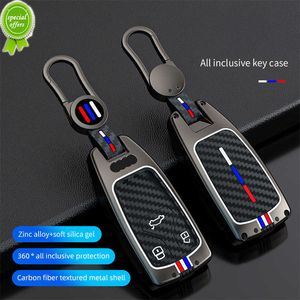 New Zinc Alloy Car Key Case Cover Shell For Audi A1 A3 A4 B9 A5 A6 A8L 8P C6 C7 A7 S3 S7 S8 R8 Q2 Q3 Q5 Q7 Q8 SQ5 TT RS3 RS6 Key Fob