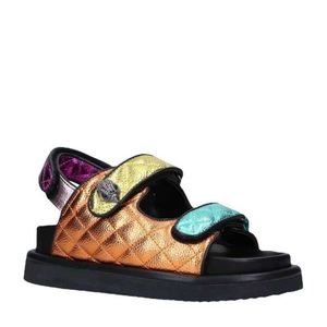 Sandaler runda huvudet stort tjockt botten strandflip flops