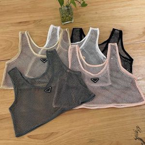 Luxury Hollow Hot Diamond Outerwear Vest Womens Tank top Fashion Sleeveless Tops Designer t shirt Australian Sexy Vests Summer Quick Drying