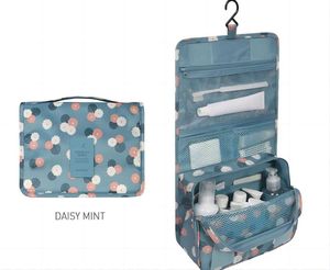 Multifunctional toiletry and cosmetic storage bag ladies portable waterproof travel home