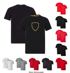 F1 Ferari Team T Shirtler Kısa kollu Yeni Formula One Racing Suit T-Shirts Yaz Nefes Alabilir Motocross T Shirt Spor Sıradan Hızlı Kuru Üstler