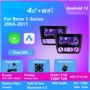 BMWシリーズ1のAndroidオートカービデオプレーヤー2004-2011 GPS Auto Radio Stereo with Bluetooth WiFi DSPミラーSWC