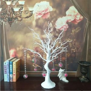 75CM Tall White Christmas Wishing Tree Wedding Table Centerpices Ornament For Party Event Indoor Decoration