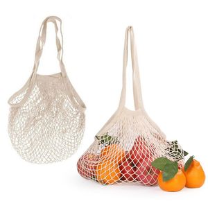 Depolama torbaları 1 PCS Taşınabilir Mesh Çanta String Alışveriş Yeniden Kullanılabilir Sebze Meyve Çanta Kadınları Süpermarket