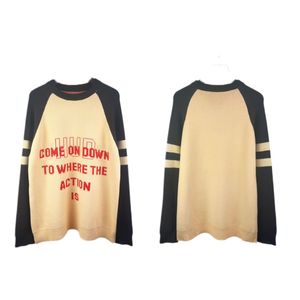 suéter designer mulheres suéter de malha malhas tripulação pescoço suéter de caxemira amarelo computador jumper homens pulôver de grandes dimensões camisa de manga longa mens suéter mens jumper