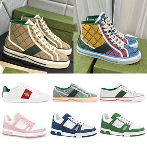 Tenis 1977 Sıradan Ayakkabı Tasarımcısı Tuval Sneakers Bot Lüks Kadınlar Erkek Sneaker Topdesigners046