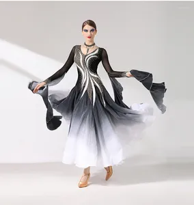 Stage Wear Advanced Performance Ballroom Dance Dress Damen 2024 Standard Walzer Tango Wettbewerbskleider