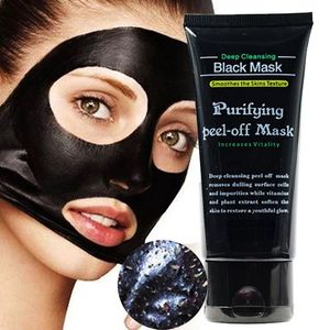 Scrub corpo Maschera al carbone di bambù Rimozione di comedone Maschere per il viso profonde Pulizia profonda Purificante Peel Off Black Nud Shills Cura del viso Maschera nera 50 ml