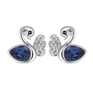 Stud Earrings ER-00389 Austrian Crystal Silver Plated Animal For Women Trending Products 2023 Valentine's Day Gifts